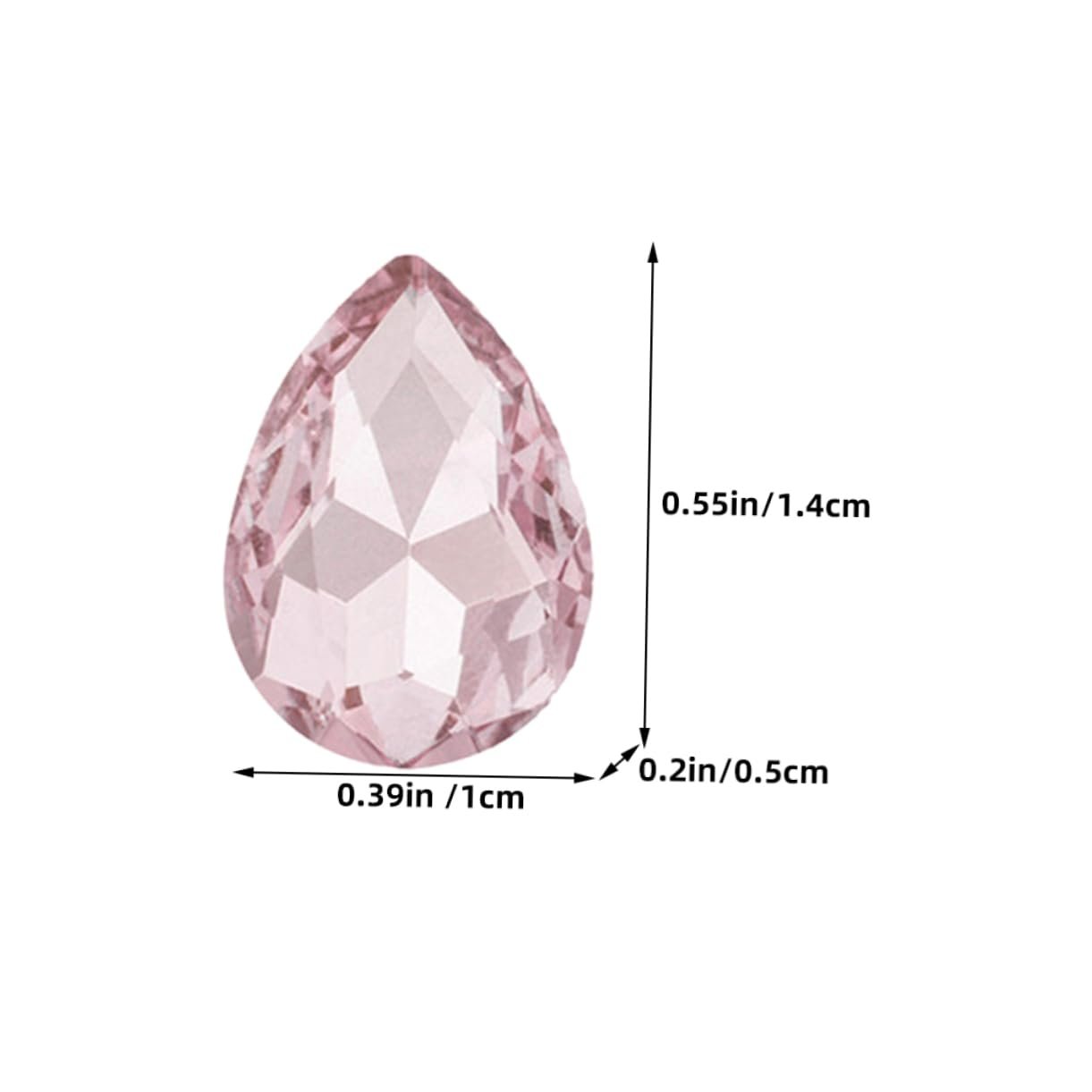 Стразы для ногтей Капля воды 150 шт, фото №6