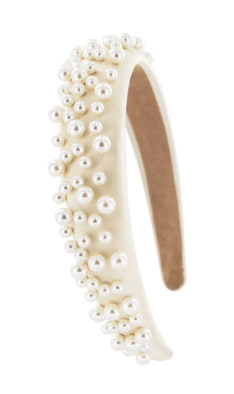 Обруч Axy HRK2BP з бісером і тканиною, фото №3