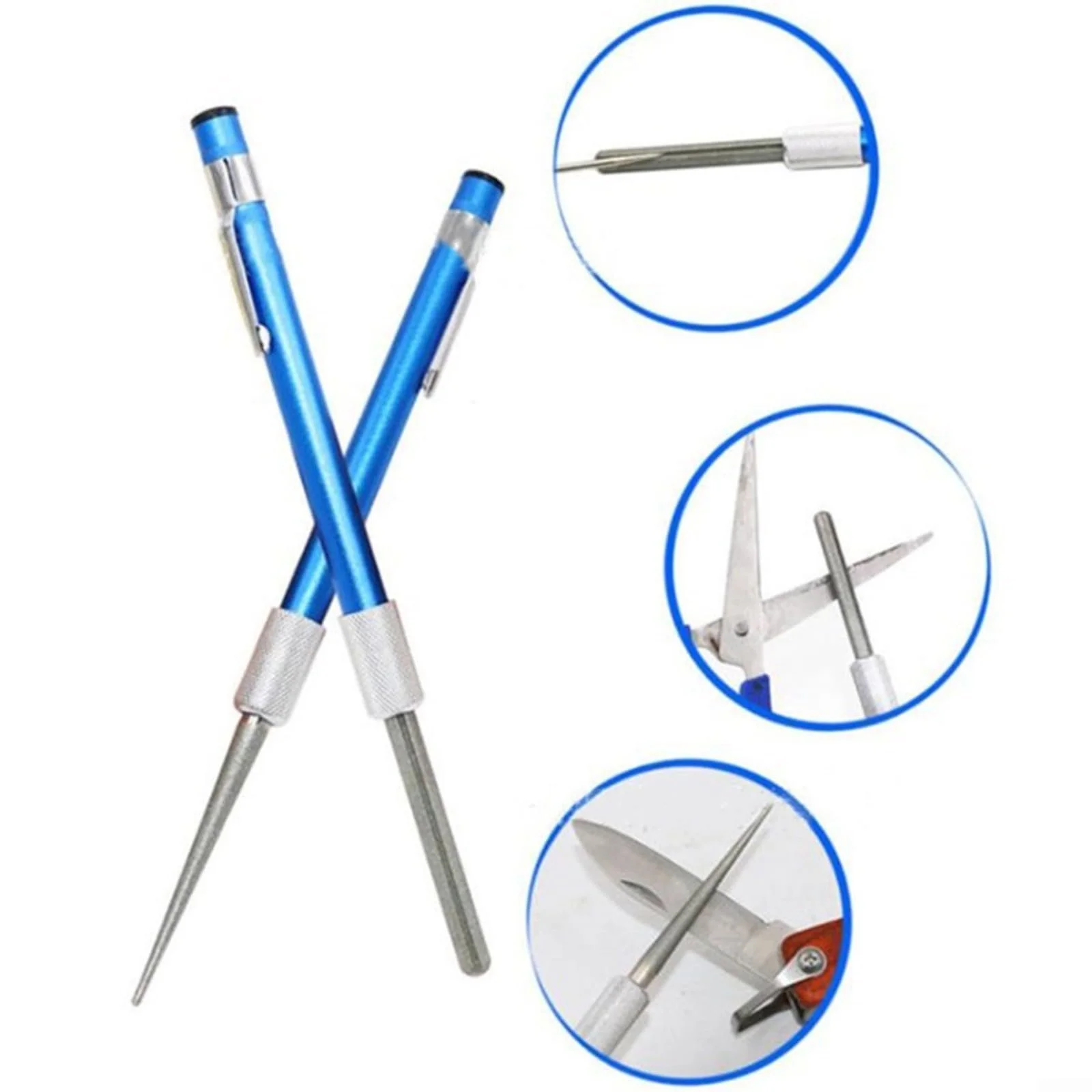 Точилка алмазна портативна у формі ручки з кліпсою для полювання та риболовлі, фото №4