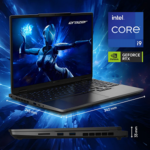 Ігровий ноутбук 16" Medion (Lenovo Group) Erazer Major X20 | Intel Core i9-14900HX | IPS (2560x1600) QHD+ | 16:10 | 240 Гц | RAM DDR5 32 ГБ | SSD NVME 1 ТБ | Nvidia GeForce RTX 4070, 8 ГБ | Механічна RGB клавіатура Win11 (4947) synthetic.ua - Фото 1