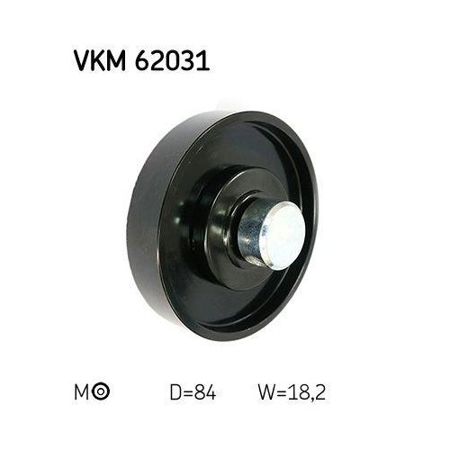 Натяжитель поликлинового ремня SKF VKM 62031 для NISSAN, правый, фото №2