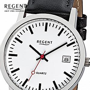 Женские/Мужские Часы REGENT F-794 Аналоговые Черный Кожаный ремешок URF794 synthetic.ua - Фото 1