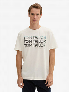 Футболка Men's  1044032-10332 Tom Tailor Білий 3XL - Фото 1