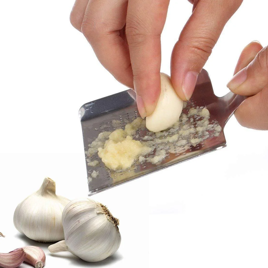 Терка з нержавіючої сталі для імбиру та часнику, кухонна, фото №3 Терка з нержавіючої сталі для імбиру та часнику, кухонна, фото №3