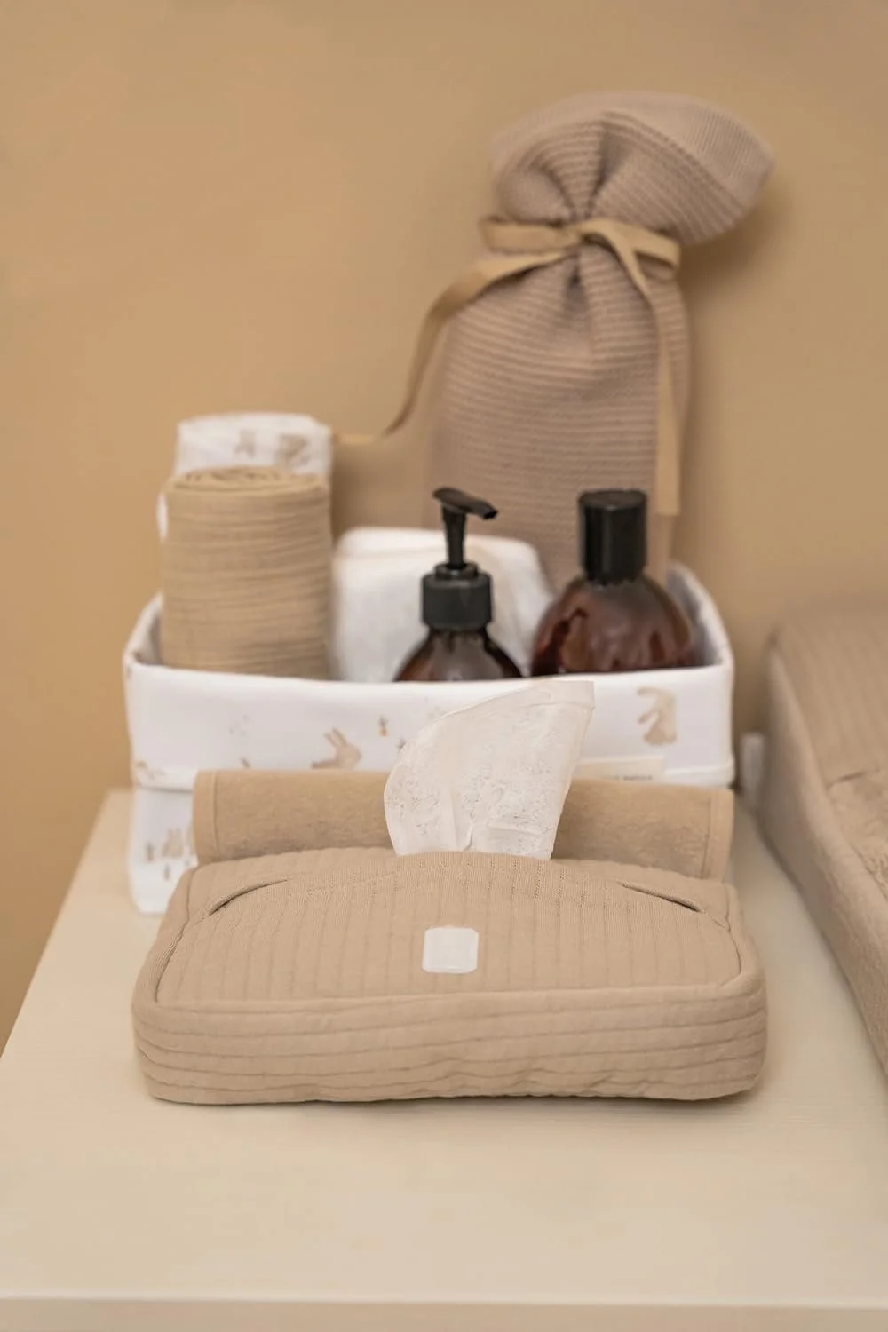 Органайзер для пеленального столика Little Dutch Baby Bunny TE30503023 Большая Newborn Naturals, фото №4