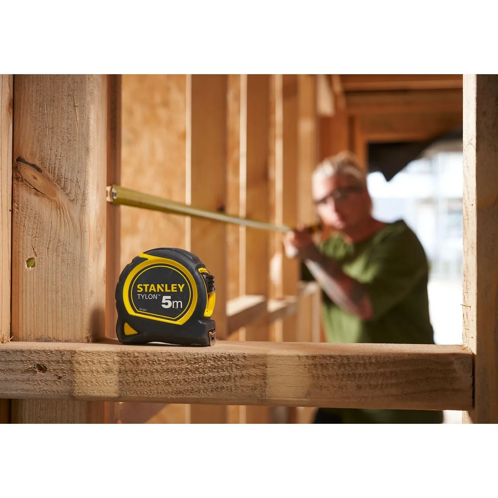 Рулетка Stanley Tylon 3 м Tylon Polymer Protective Layer Adjustable End Hook Plastic Housing, фото №11 Рулетка Stanley Tylon 3 м Tylon Polymer Protective Layer Adjustable End Hook Plastic Housing, фото №11