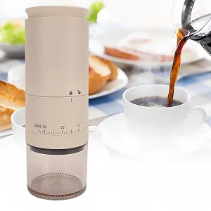 Электрическая кофемолка Jiawu Kleine 38 регулируемых настроек BLACK synthetic.ua - Фото 1