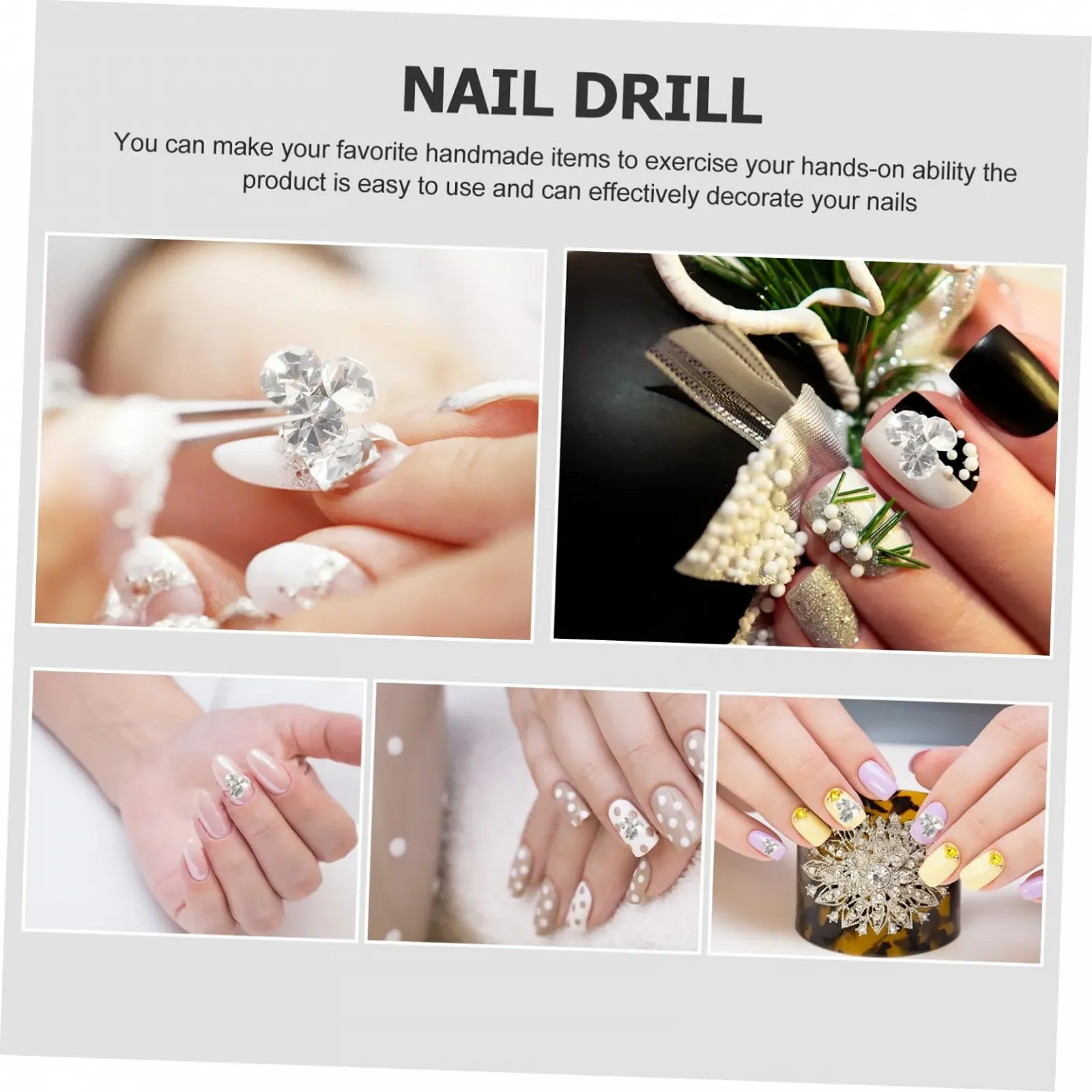 Украшения для ногтей FRCOLOR Diy Flatback Стразы для украшений маникюра, украшения со стразами для рукоделия, фото №5