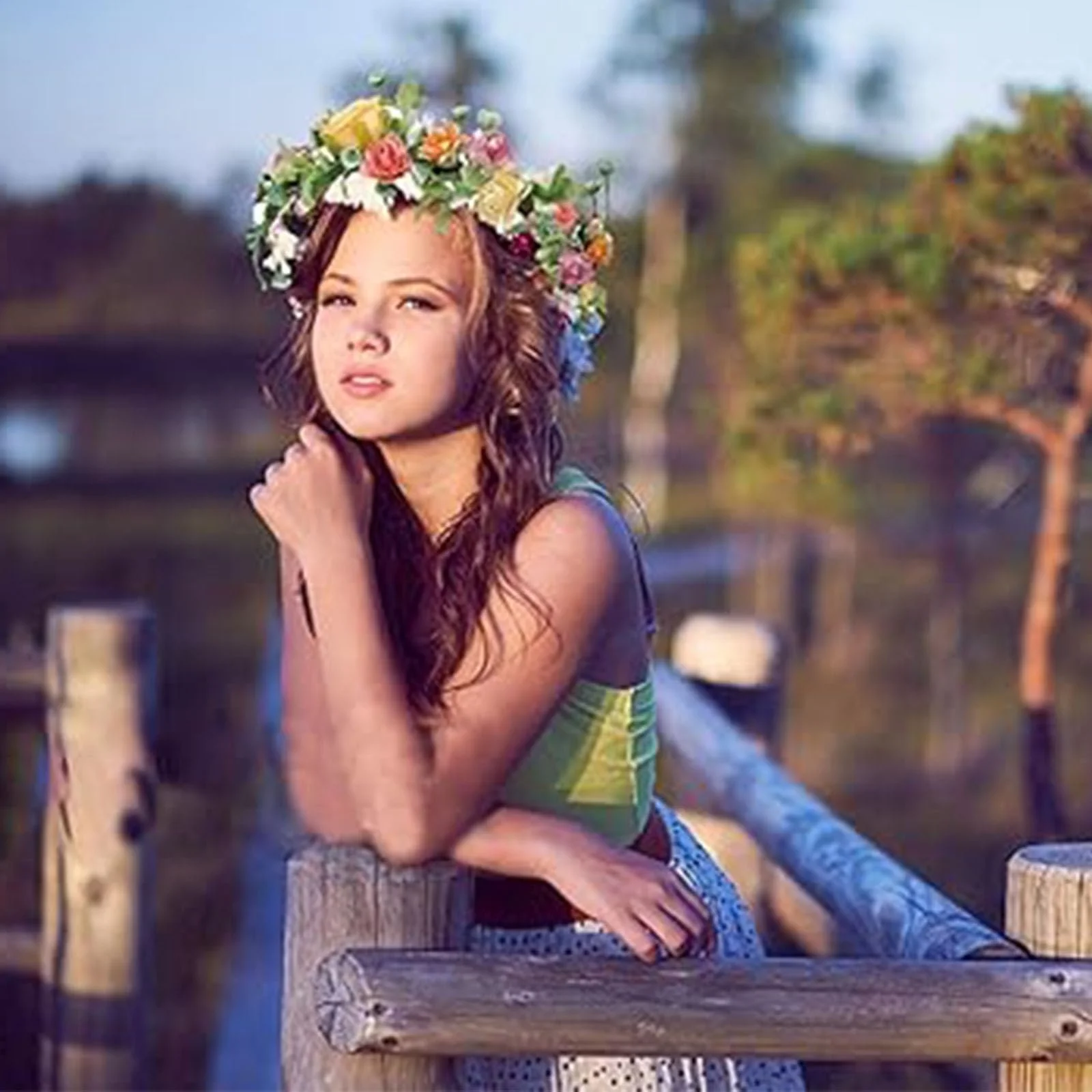 Вінок Квіти Журавель, фото №7