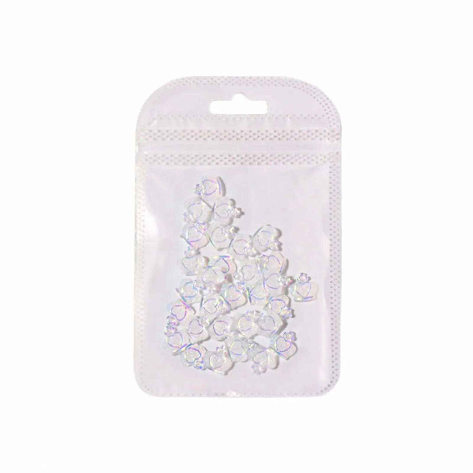 Наклейки для дизайна ногтей 30шт/уп Наклейки для ногтей украшения Корона Животное Форма Плоское Дно Смола Стразы для дизайна ногтей Ювелирные изделия для дизайна ногтей 5, фото №9