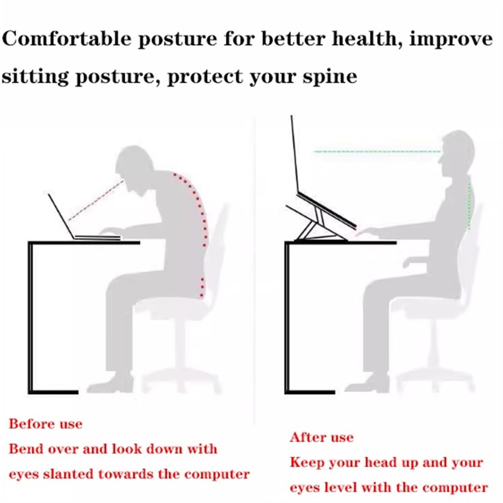 Подставка для ноутбука Настольная до 17 дюймов, фото №4 Подставка для ноутбука Настольная до 17 дюймов, фото №4
