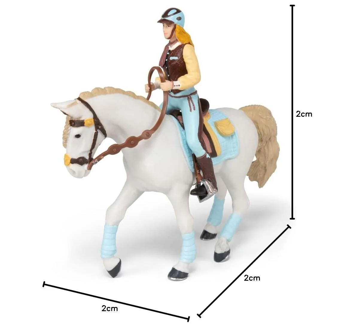 Фігурка Papo 51545 Trendy Riding Women's Horse Blue, фото №13