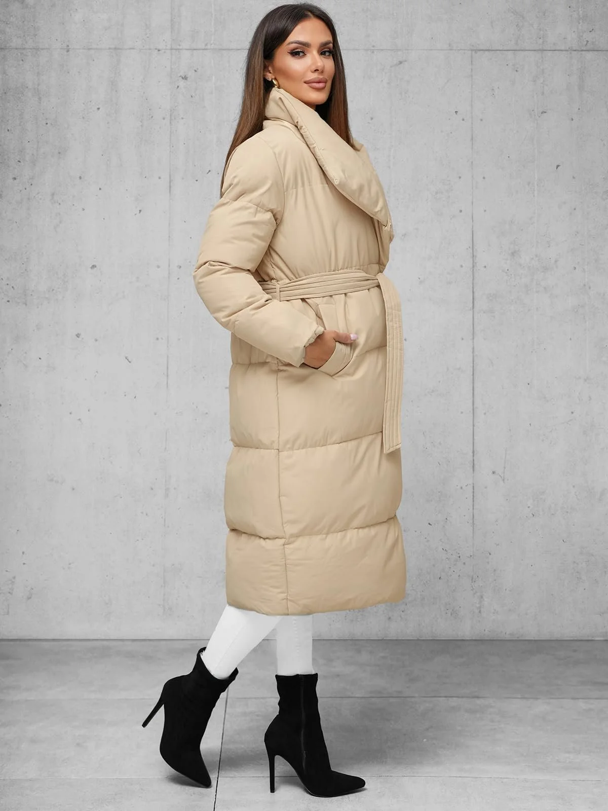 Пальто OZONEE JS/M737Z Женское Зимнее, фото №2 Пальто OZONEE JS/M737Z Женское Зимнее, фото №2