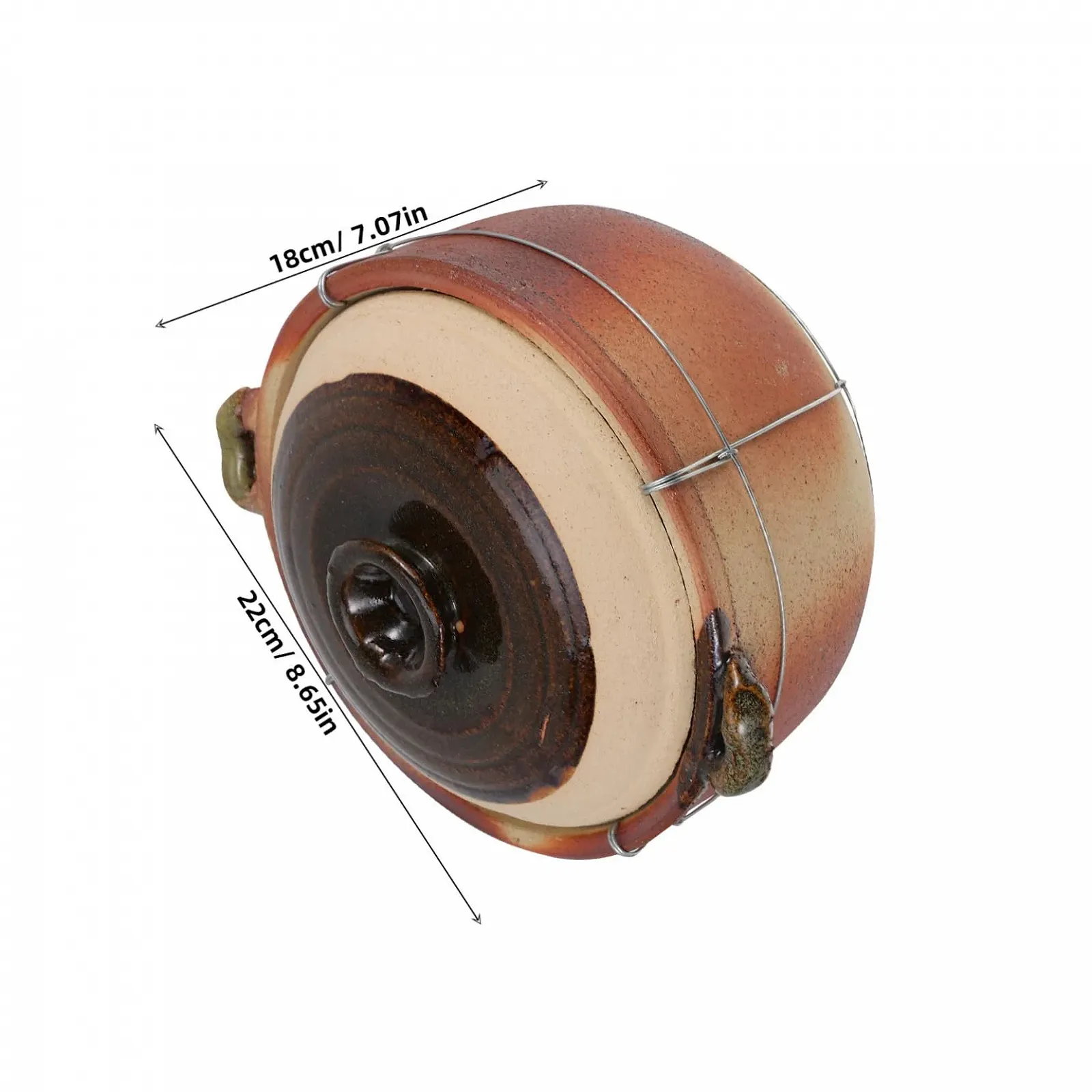 Горшок Ceramic Traditional Chinese Clay Pot для тушения и супов, фото №2