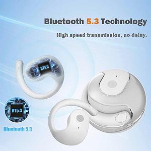 Навушники EEAABBR Bluetooth 5.3 Бездротові з відкритим вухом synthetic.ua - Фото 1