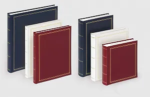 Альбом вкладыш Walther Design Monza ME-140-L 300 фото, ПВХ, Синий, 24 x 5 x 33 см synthetic.ua - Фото 1