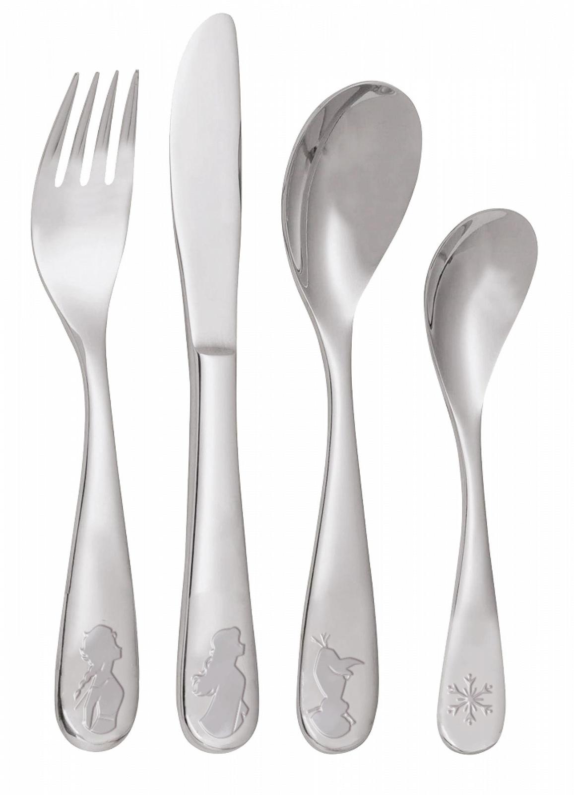 Набор столовых приборов Frozen p:os 35805, 4 предмета, фото №3 Набор столовых приборов Frozen p:os 35805, 4 предмета, фото №3