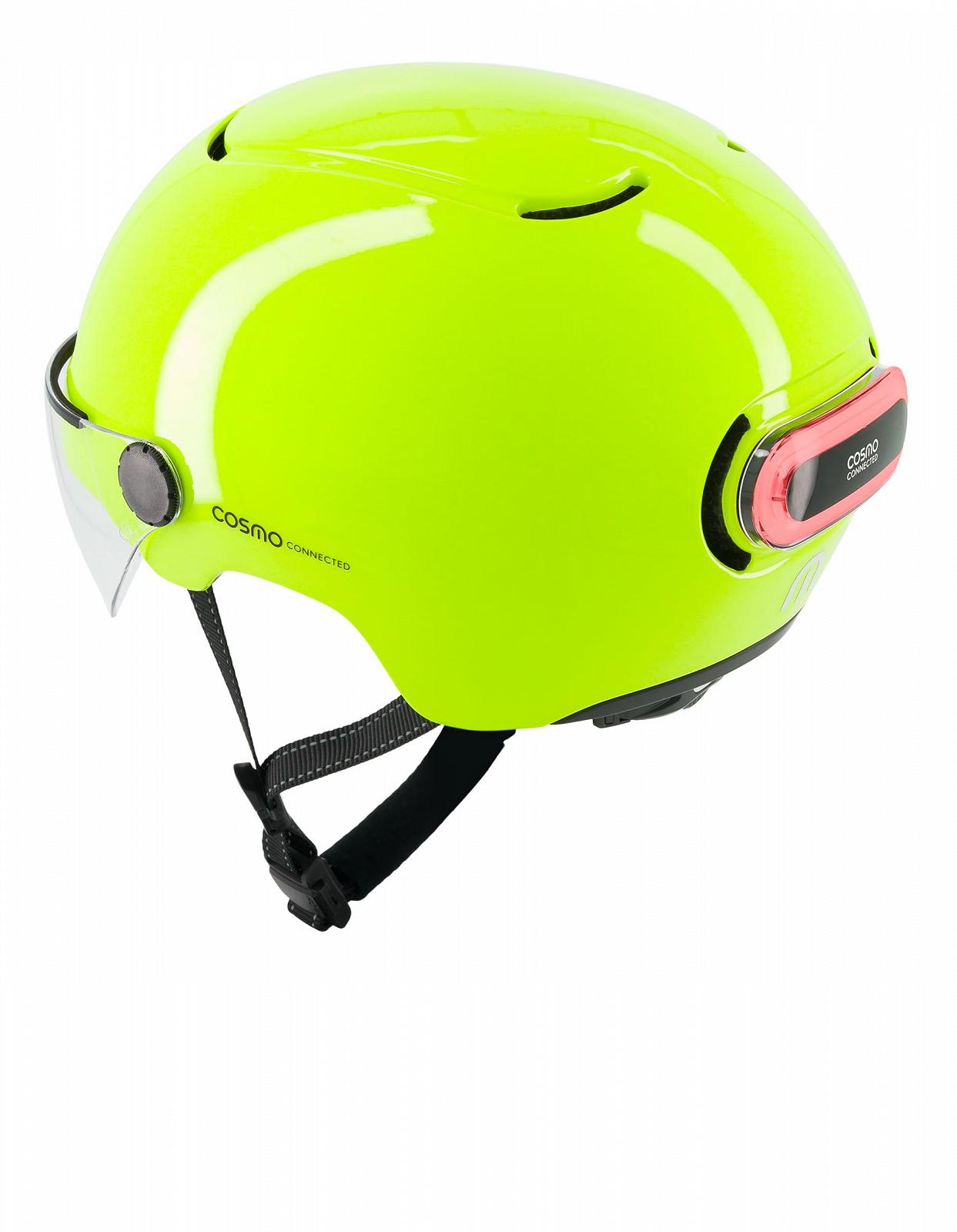 Шолом Cosmo Connected Cosmo Fusion Smart Bike and Scooter з козирком, дорослий, сигнал повороту, автоматичний стоп-сигнал, фото №2