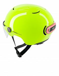Шолом Cosmo Connected Cosmo Fusion Smart Bike and Scooter з козирком, дорослий, сигнал повороту, автоматичний стоп-сигнал synthetic.ua - Фото 1
