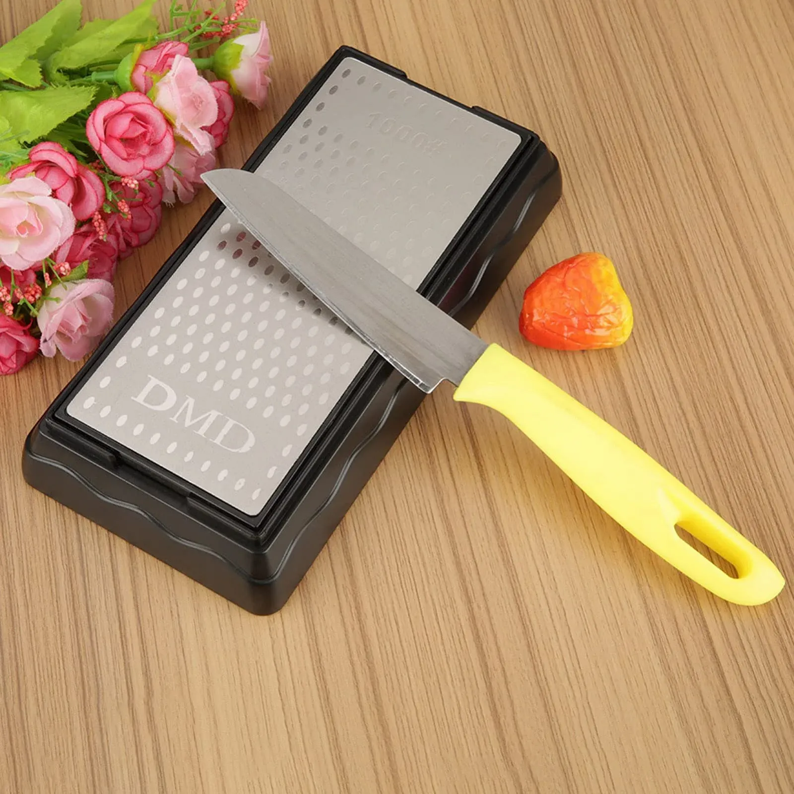 Точильний камінь Eujgoov 400–1000 грит двосторонній з нековзною основою овальний дизайн, фото №7