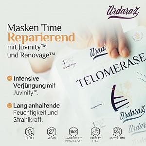 Маска для обличчя Ardaraz Зволожуюча Антивікова з Теломеразою для Більш Пружної Шкіри, Тканинна, 5 шт synthetic.ua - Фото 1