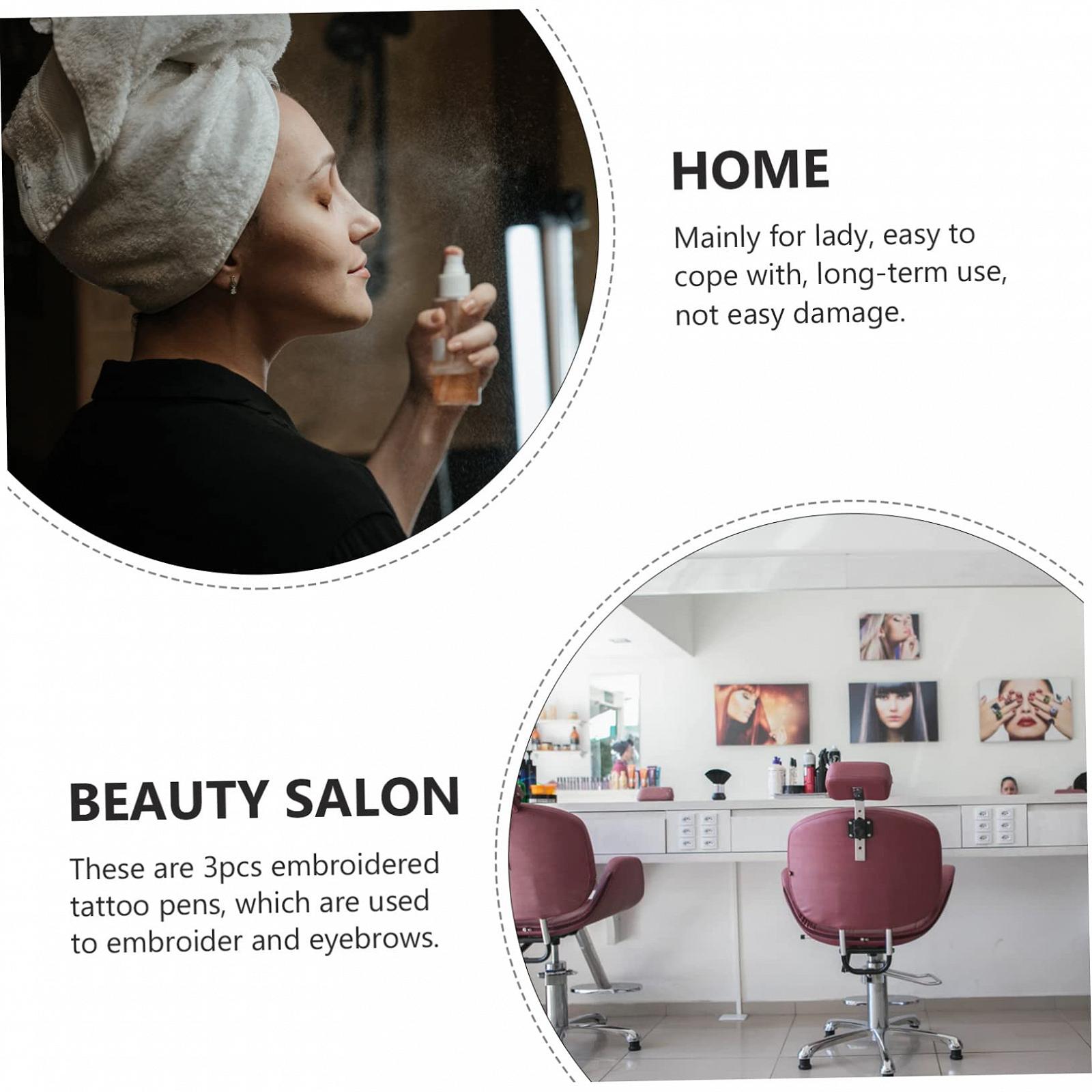 Beavorty Stift Для Написи Фруктів Віск-нігтів-страц-пікер Аксесуар Для Перманентного Макіяжу Ручний Тату Мікроблейдинг-олівець Вишитий Олівець Мідь Подвійна Головка Голка Пані, фото №2