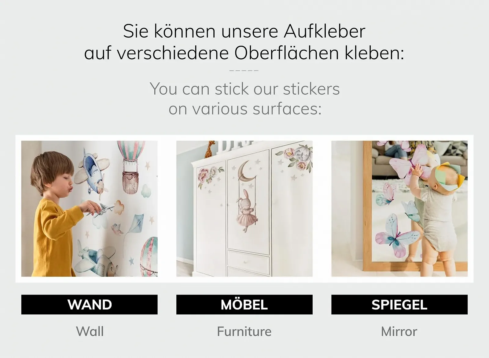 Наклейка на стіну osomhome Unicorn + Ballerina L, фото №6