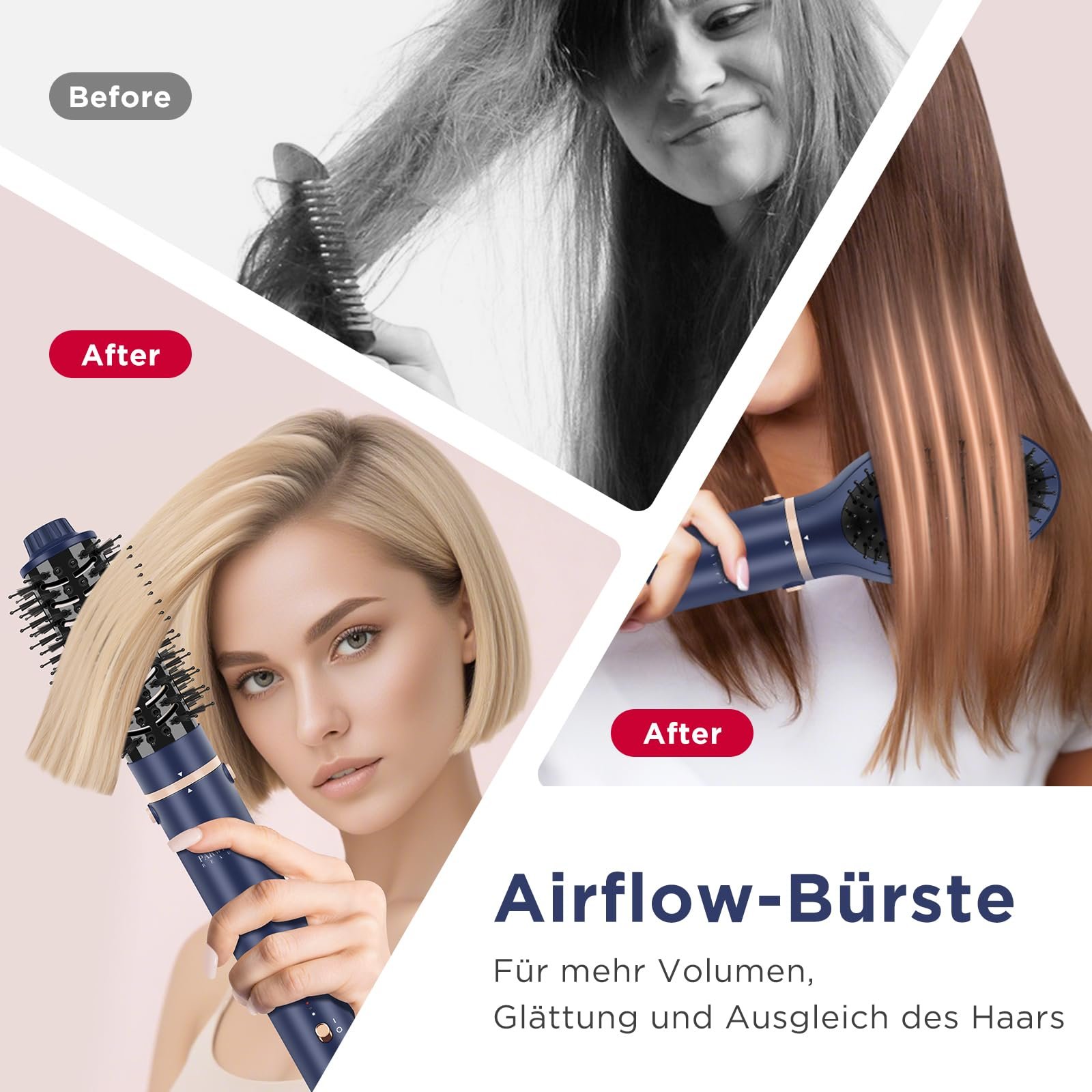 Стайлер для волосся PARWIN PRO BEAUTY 5-в-1 110 000 RPM BLDC мотор іонізація подарункова коробка, фото №6 Стайлер для волосся PARWIN PRO BEAUTY 5-в-1 110 000 RPM BLDC мотор іонізація подарункова коробка, фото №6