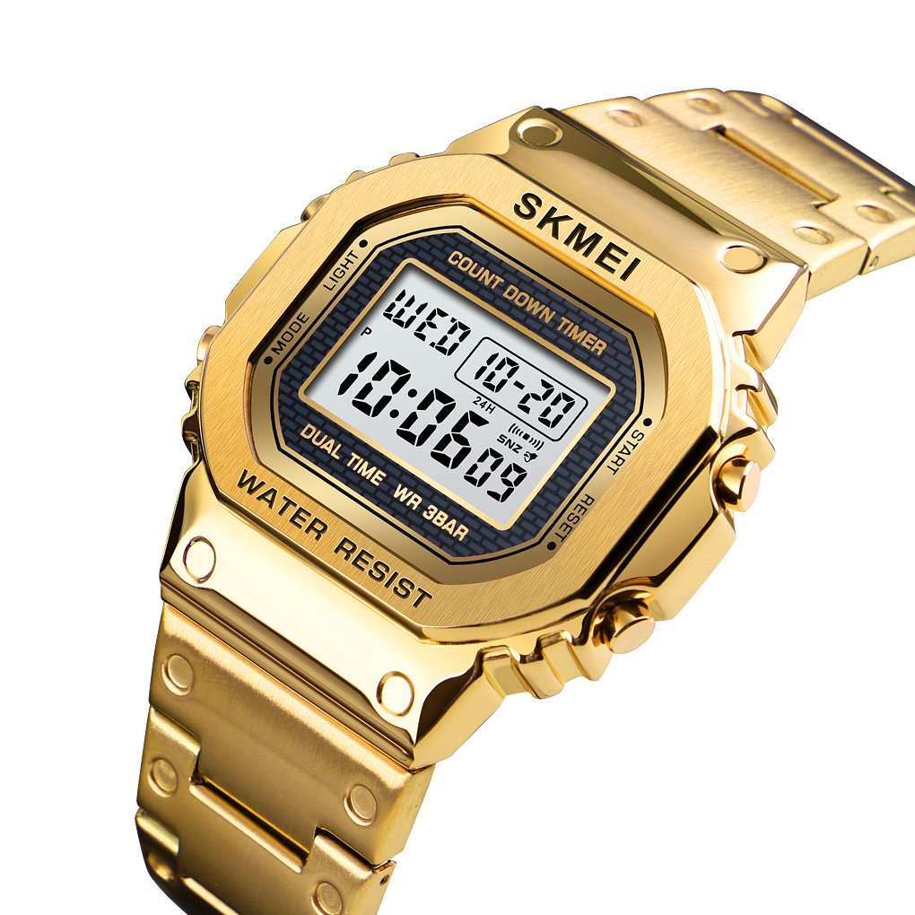 Годинник Skmei 1456GD Gold, фото №3