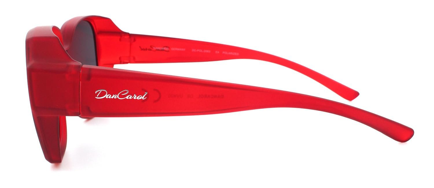 Сонцезахисні окуляри DanCarol DC-POL-2063-N-C4 Червоний, фото №3