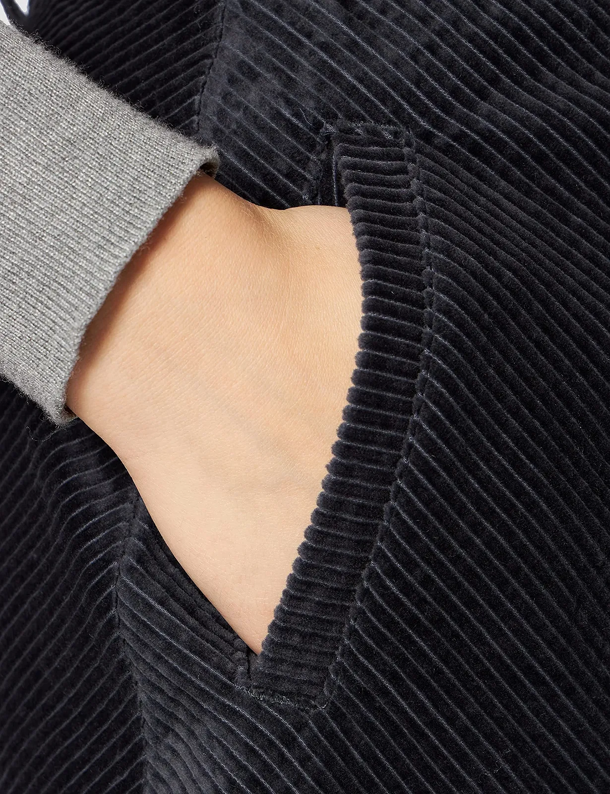 Спідниця Noa Noa Essential Organic Corduroy до коліна, фото №3