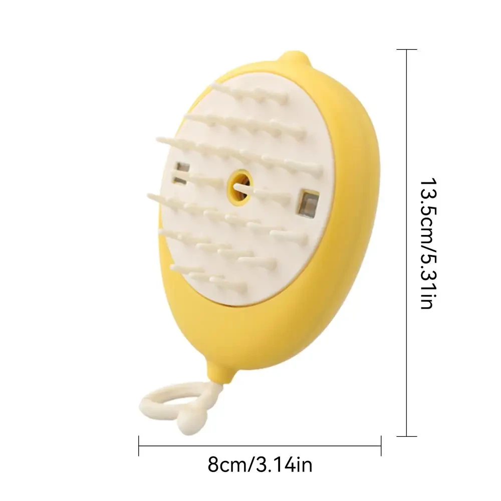 Щетка массажная для ухода за шерстью животных 4 в 1 ПАРОВАЯ Pet comb, фото №4