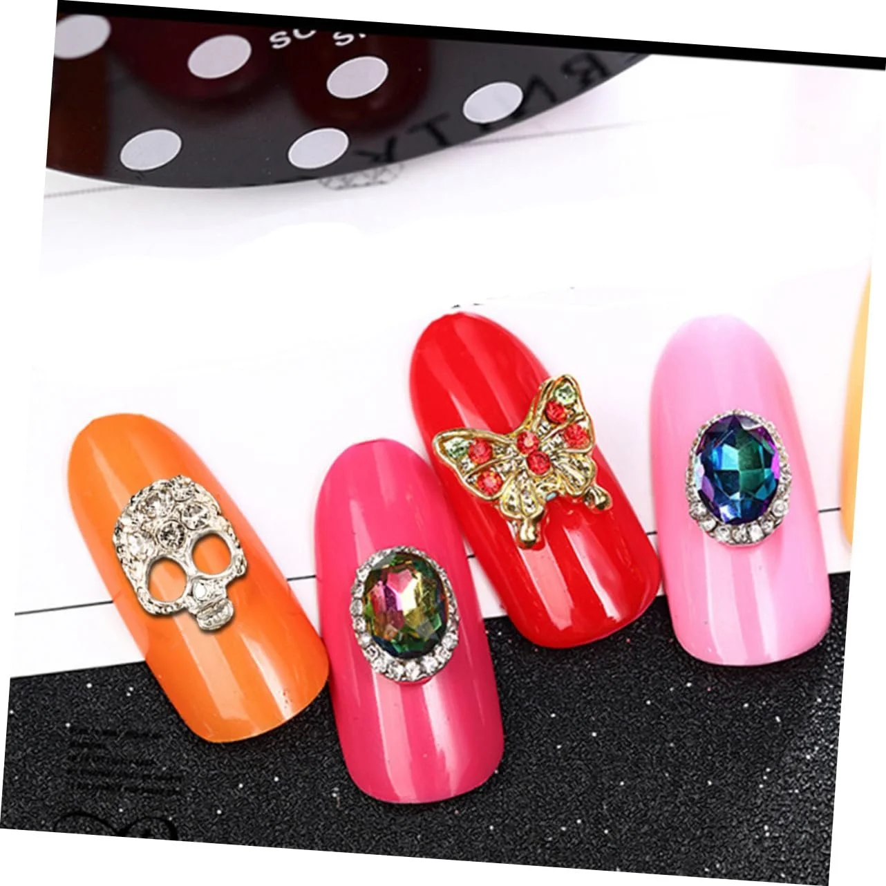 Стразы для ногтей FOMIYES 3 набора, украшения для ногтей, кристаллы, блестящие, 20 штук * 3, фото №6