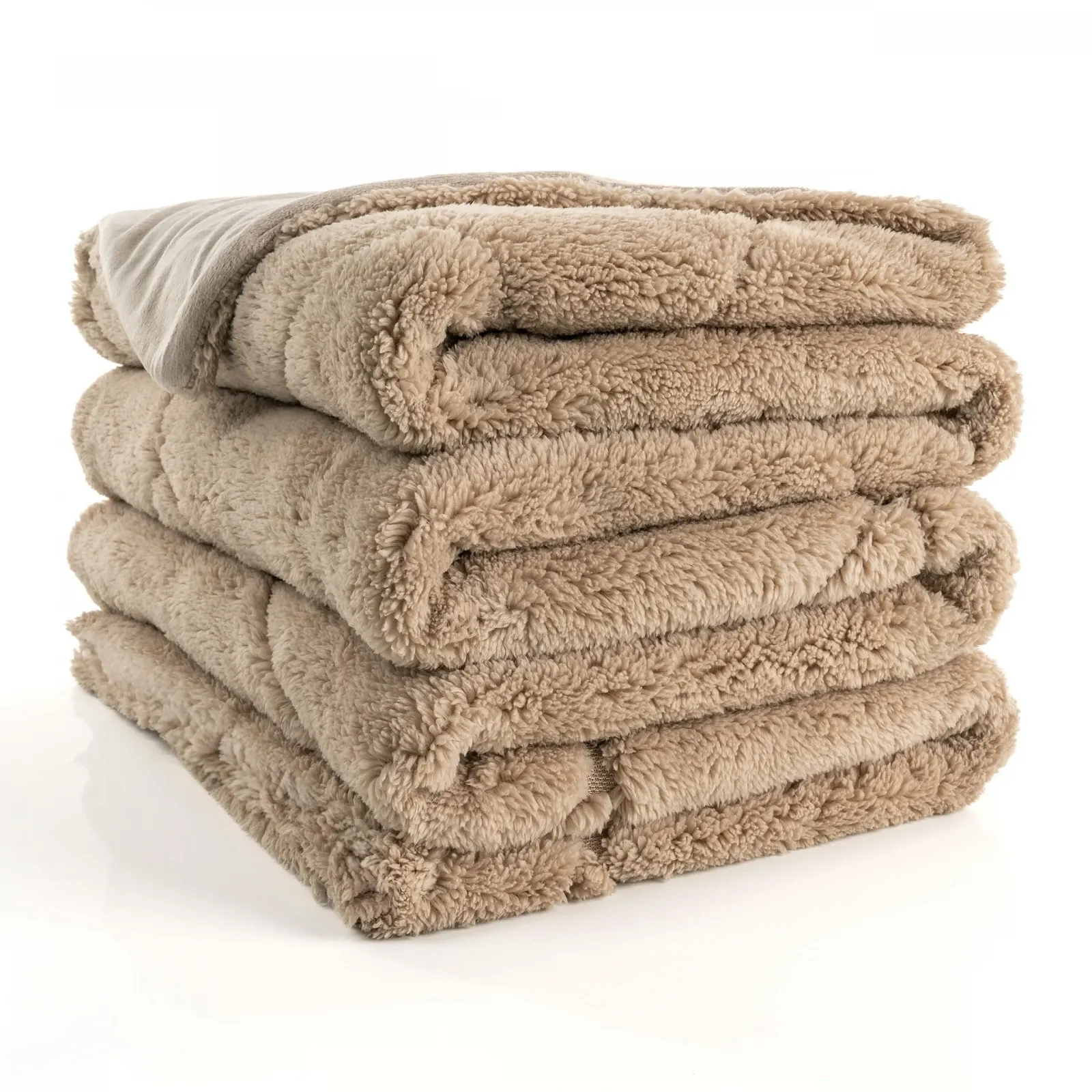 Покривало Paco Home Вітальня Декоративне Однотонний Бежевий 150 x 200 см, фото №6