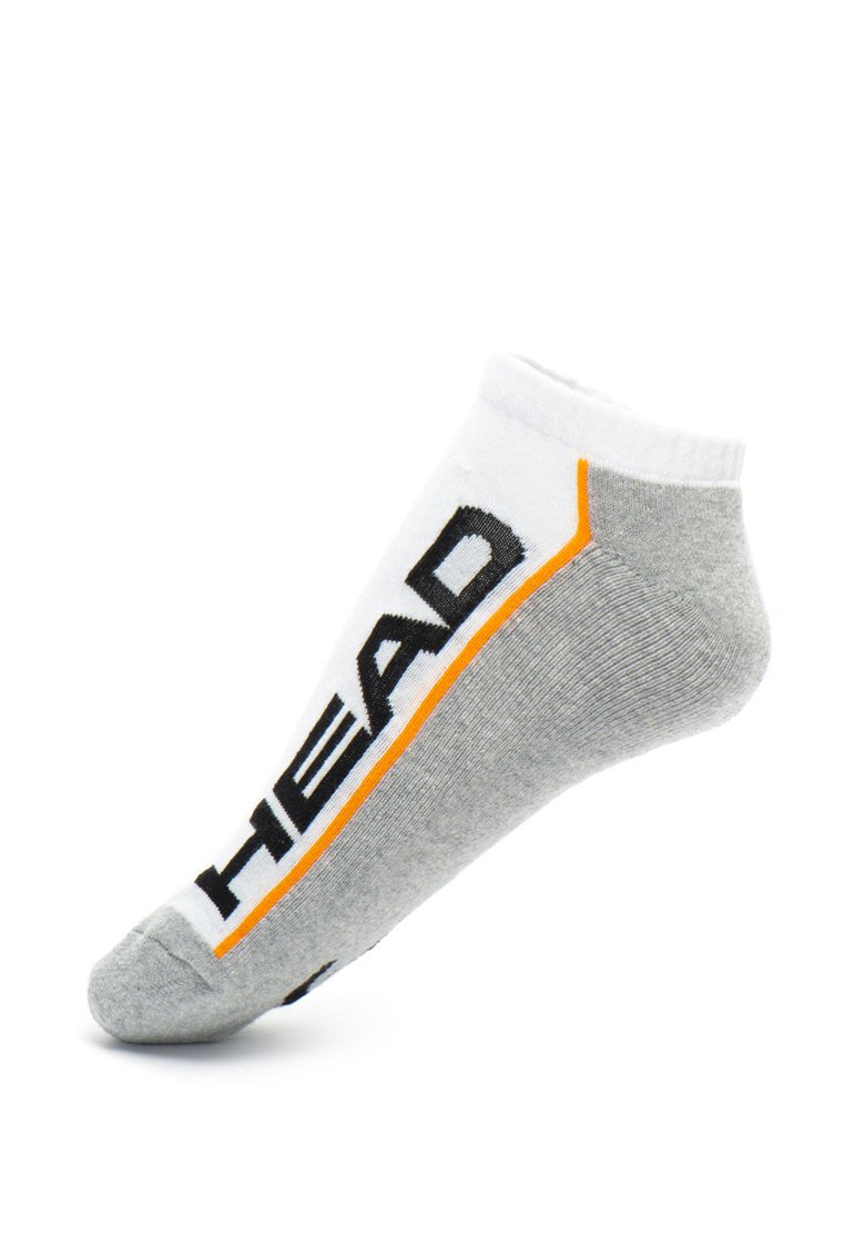 Носки Head Stripe Sneaker 2-Pack Белый, Серый 35-38, фото №2