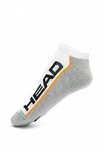Носки Head Stripe Sneaker 2-Pack Белый, Серый 35-38 synthetic.ua - Фото 1