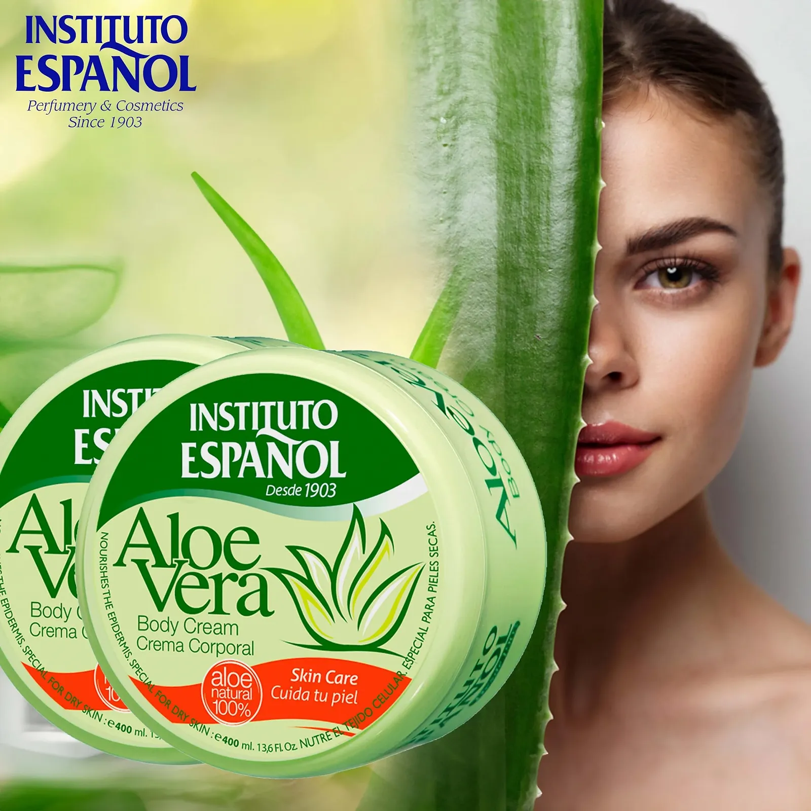 Крем Instituto Español Aloe Vera Зволожуючий для тіла, рук, ніг для сухої шкіри 800 мл, фото №2 Крем Instituto Español Aloe Vera Зволожуючий для тіла, рук, ніг для сухої шкіри 800 мл, фото №2