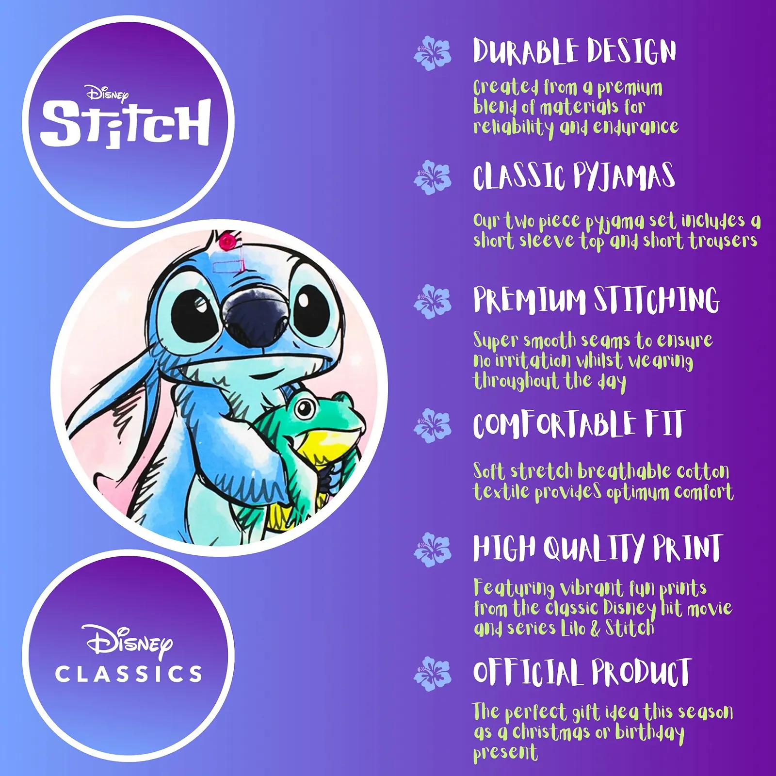 Піжама Футболка та Шорти Disney Stitch Бавовна Літній Набір 2 Частини, фото №5 Піжама Футболка та Шорти Disney Stitch Бавовна Літній Набір 2 Частини, фото №5