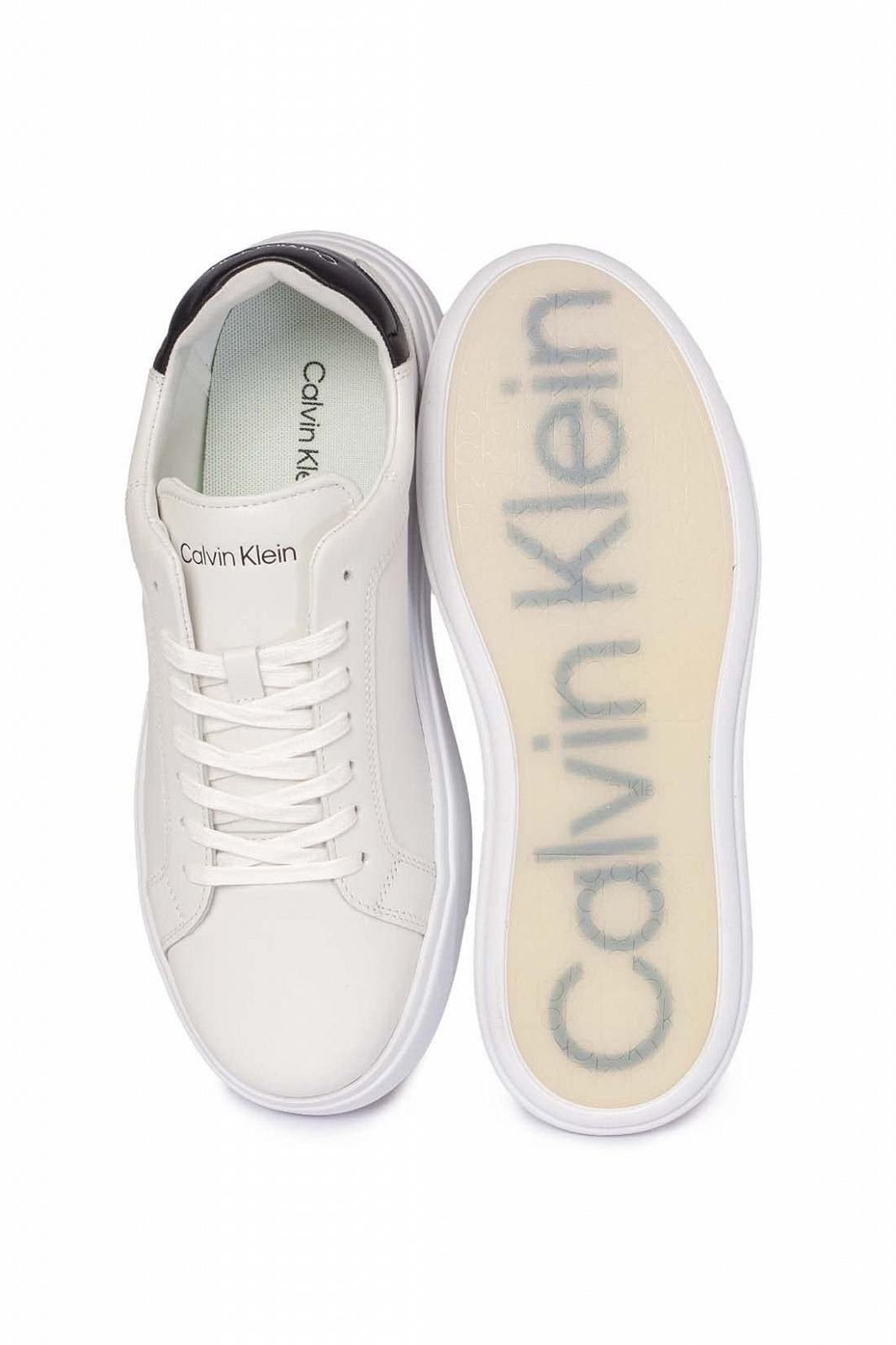 Кросівки Calvin Klein Low Top Lace hm01016-0gp Чорно-білий, фото №3 Кросівки Calvin Klein Low Top Lace hm01016-0gp Чорно-білий, фото №3