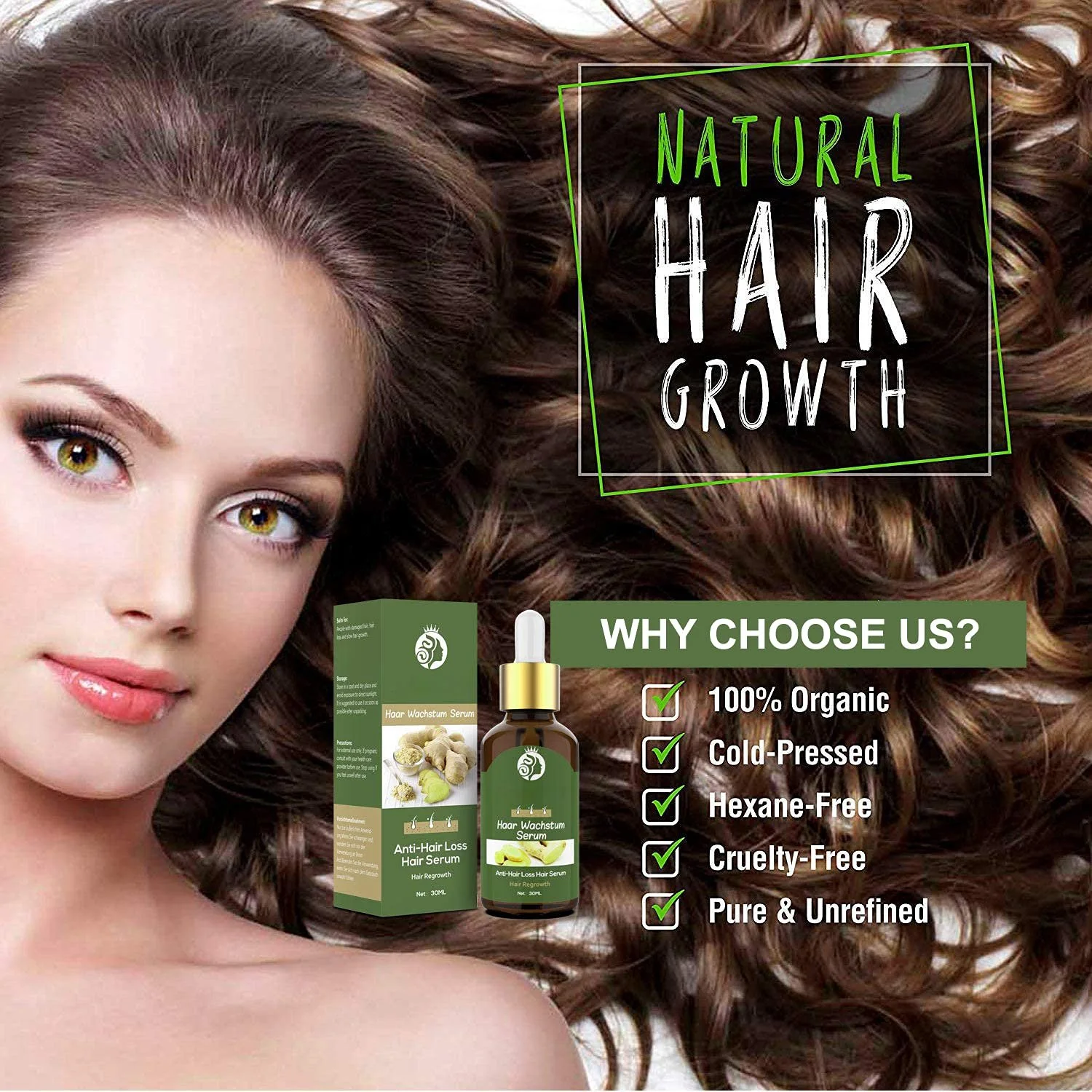 Сироватка для росту волосся Проти випадіння волосся Відновлення волосяних фолікулів 30 мл, фото №5