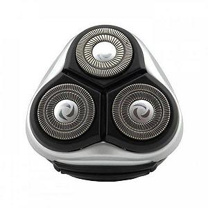 Аккумуляторная электробритва Gemei GM-7090 Голубая - Фото 1