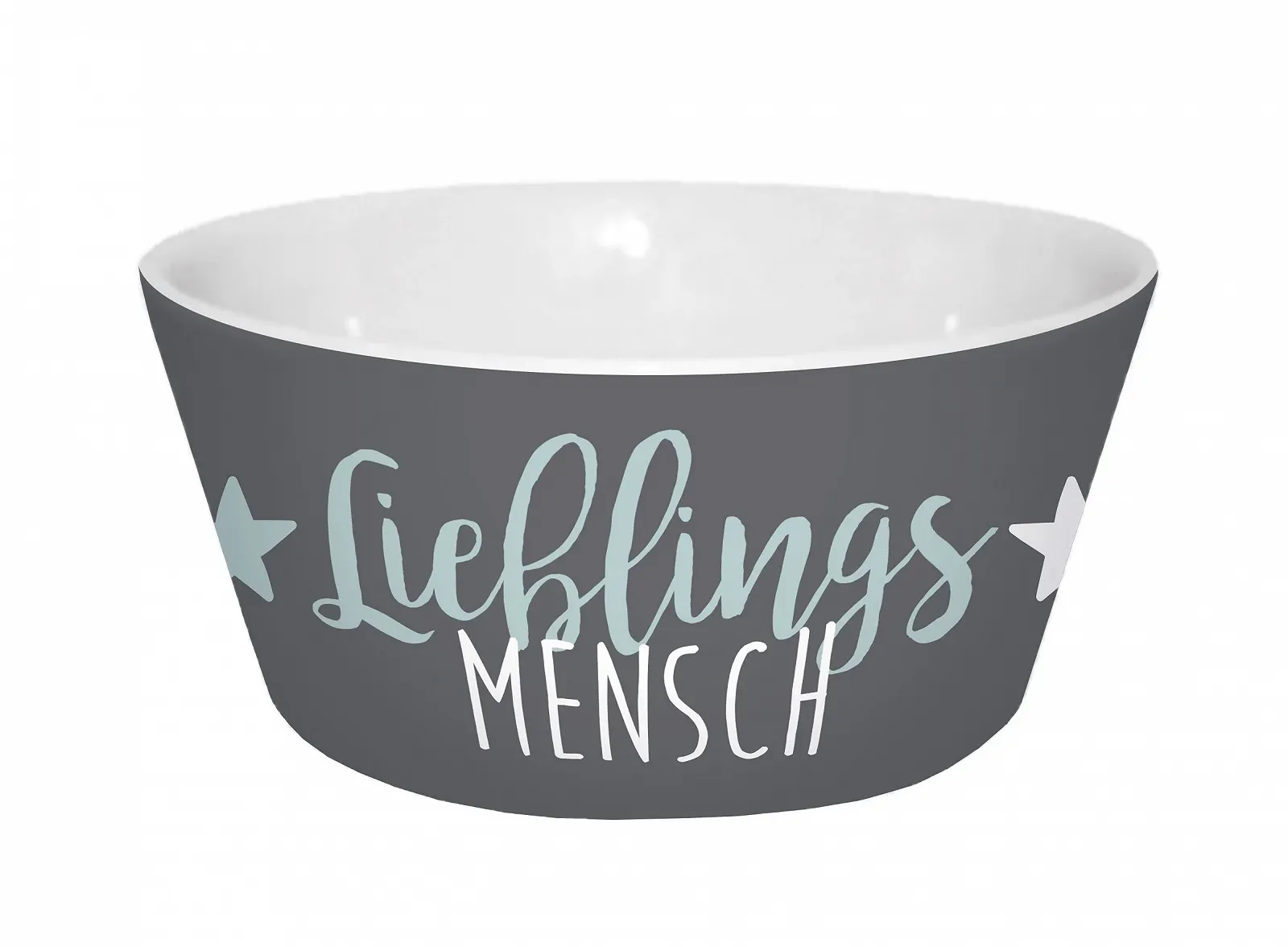 Миска для хлопьев GEDA LABELS infinite 'Lieblingsmensch' Фарфоровая миска, Фарфор, Серый, фото №1 Миска для хлопьев GEDA LABELS infinite 'Lieblingsmensch' Фарфоровая миска, Фарфор, Серый, фото №1