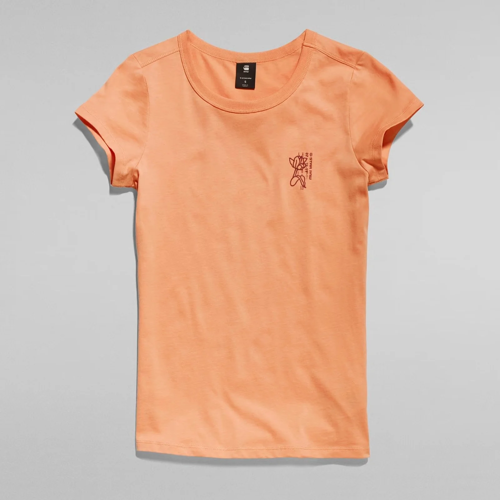 Женская футболка G-Star RAW Tulip Graphic Slim T-Shirt - XS, фото №4