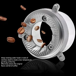 Кофемолка коническая Electric Conical Ceramic Cutter 8 настроек помола Red synthetic.ua - Фото 1