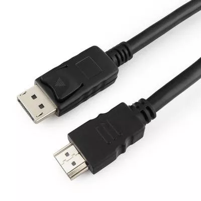Кабель мультимедийный DisplayPort to HDMI 5.0m Cablexpert (CC-DP-HDMI-5M), фото №1