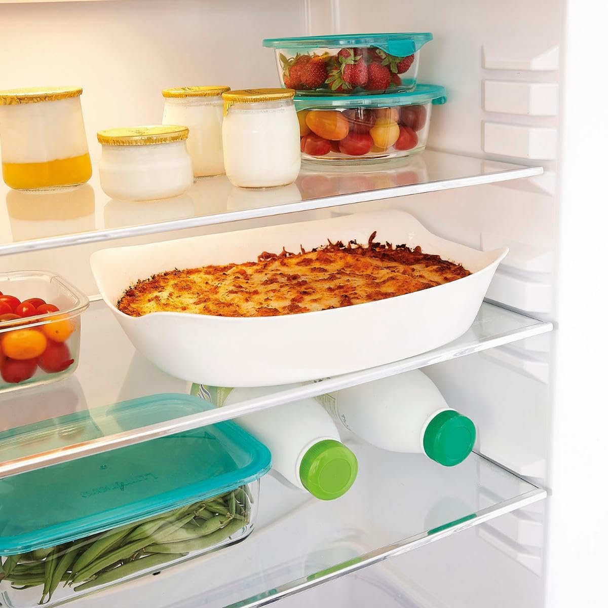 Форма для запікання Luminarc Smart Cuisine Carine P4027 Опалове скло біла, фото №7