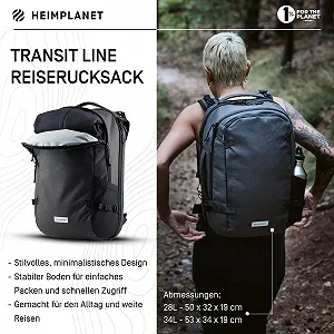 Рюкзак для ноутбука HEIMPLANET Original Transit Line Travel Pack Водонепроникний Dyecoshell ціна на synthetic.ua - Фото 1 Рюкзак для ноутбука HEIMPLANET Original Transit Line Travel Pack Водонепроникний Dyecoshell synthetic.ua - Фото 1