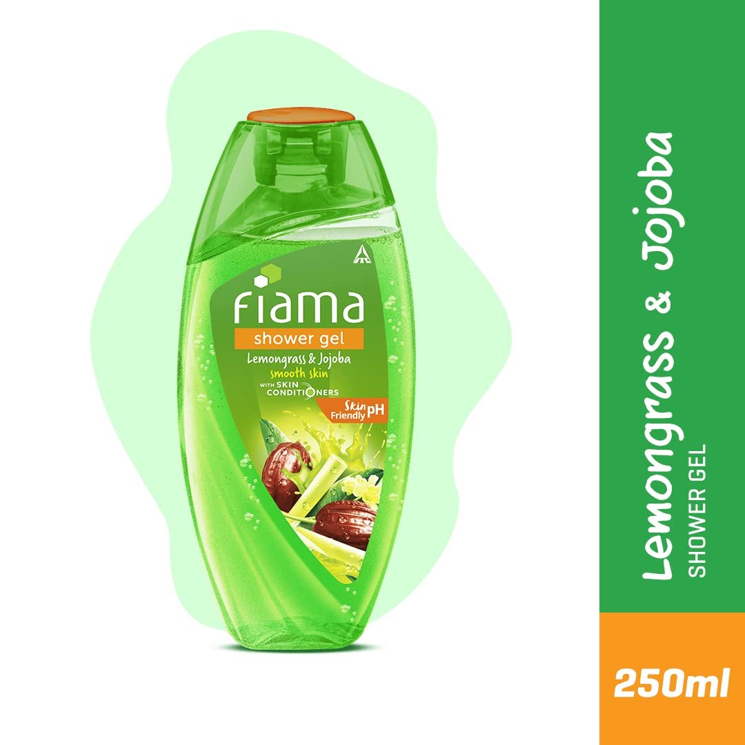 Гель для душу Fiama Lemongrass and Jojoba Gentle Peeling 250 мл, фото №3