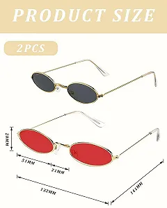 Солнцезащитные Очки Овальные KGDUYC Ретро synthetic.ua - Фото 1