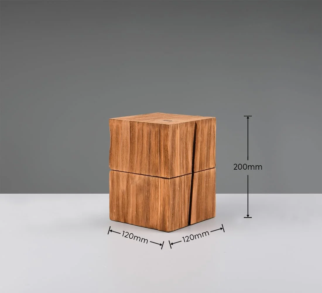 Настільна лампа Trio Leuchten Treasure 514110130 E14 LED Natural Wood, фото №6